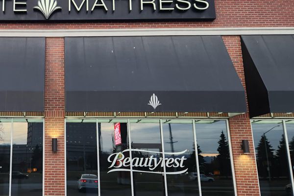 Illuminated Awning with Vinyl Graphics