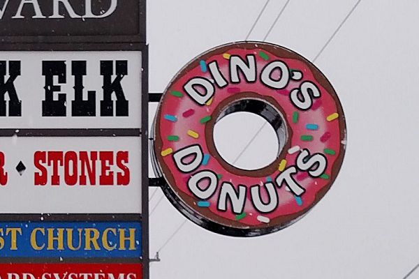 Donut Shaped Sign