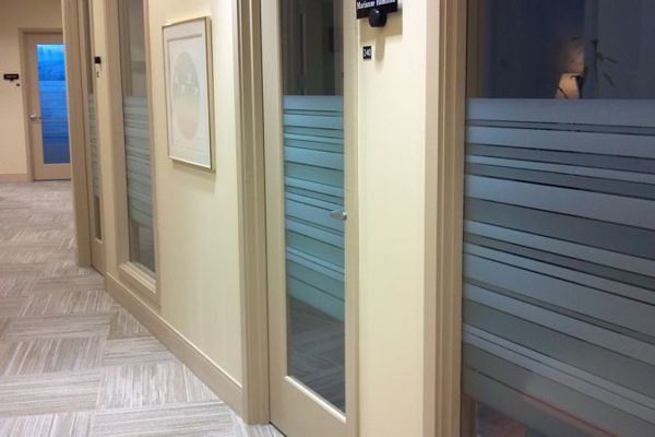 Etch Vinyl Striping On Doors & Windows