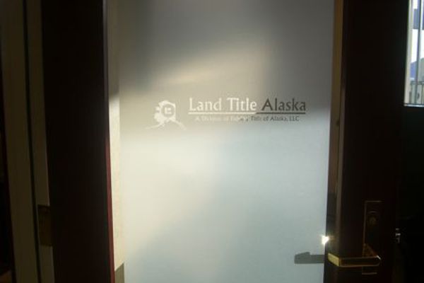 Frosted Vinyl with Cut-Out Logo