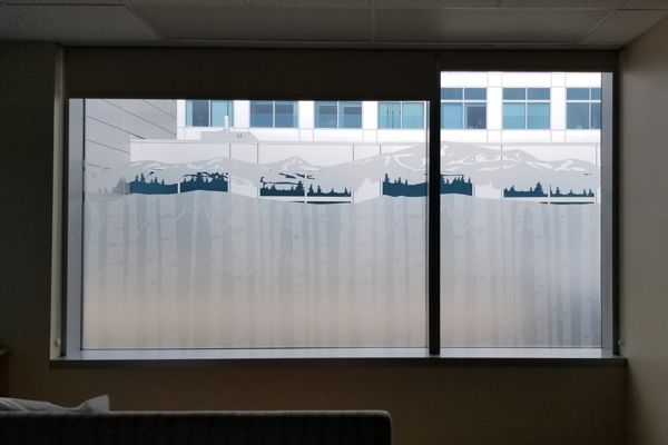 More Etch Vinyl Stylised Mountains