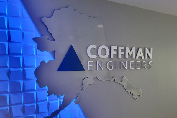 Dimensional Sign and Letters on Custom-Built Wall