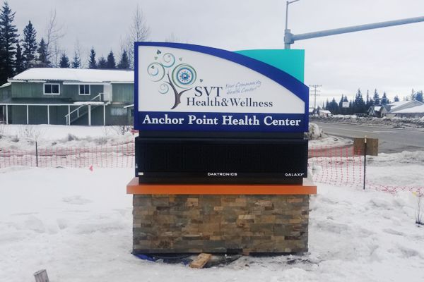 Anchor Point Health Center Monument Sign