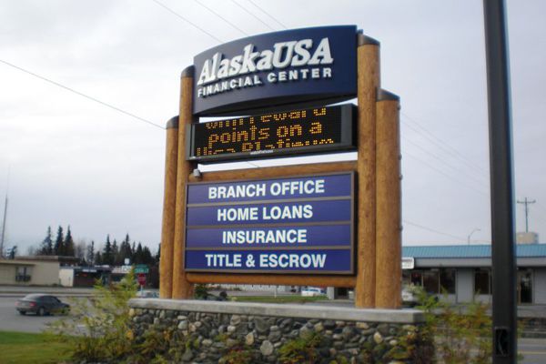 Alaska USA Sign