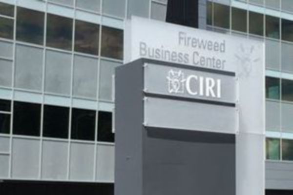 CIRI Fireweed Business Center Sign