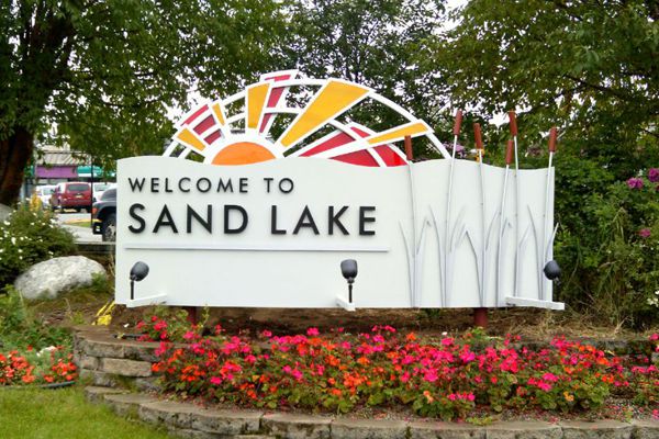 Sand Lake Sign