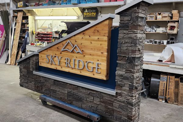 Sky Ridge Subdivision Sign