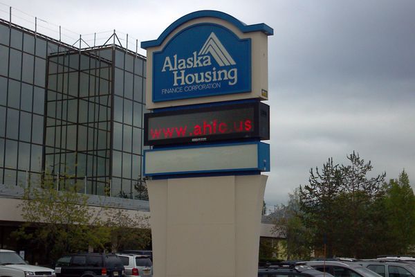 Alaska Housing Sign