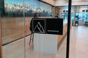 Acrylic Glass-Mount Door Sign